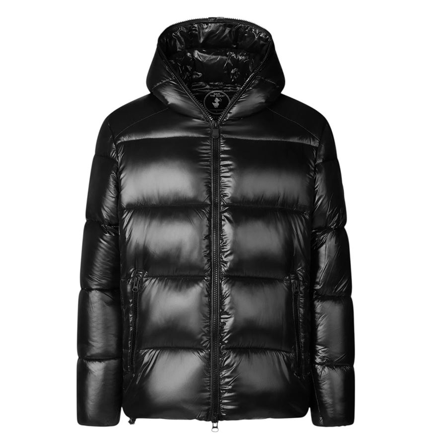 Edgard piumino animal free con cappuccio da uomo Save The Duck | D31280M/LOVE21000